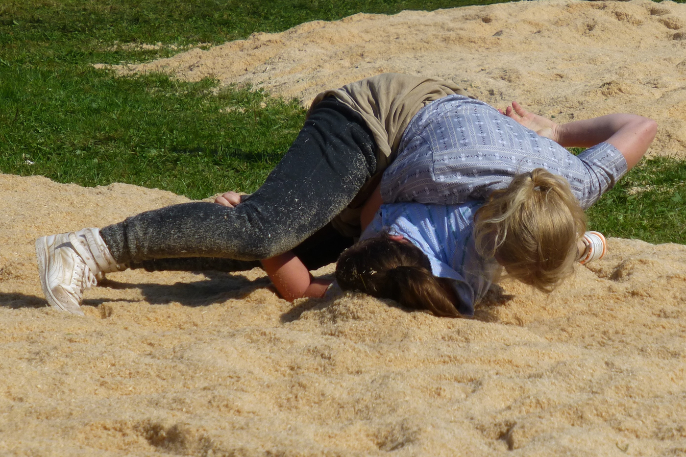 Schwinger an einem Schwingfest